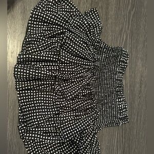 Black and white skirt
